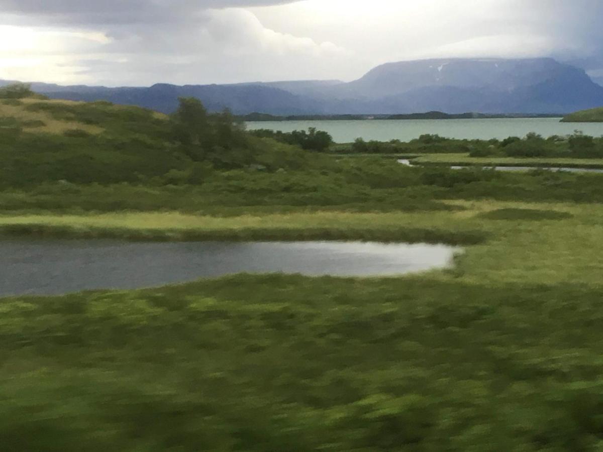 Sandhaugar Guesthouse Kiðagil Bagian luar foto
